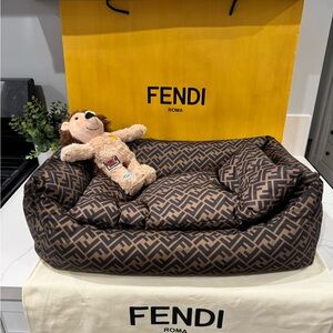 Authentic Fendi Monogram Pet Bed
